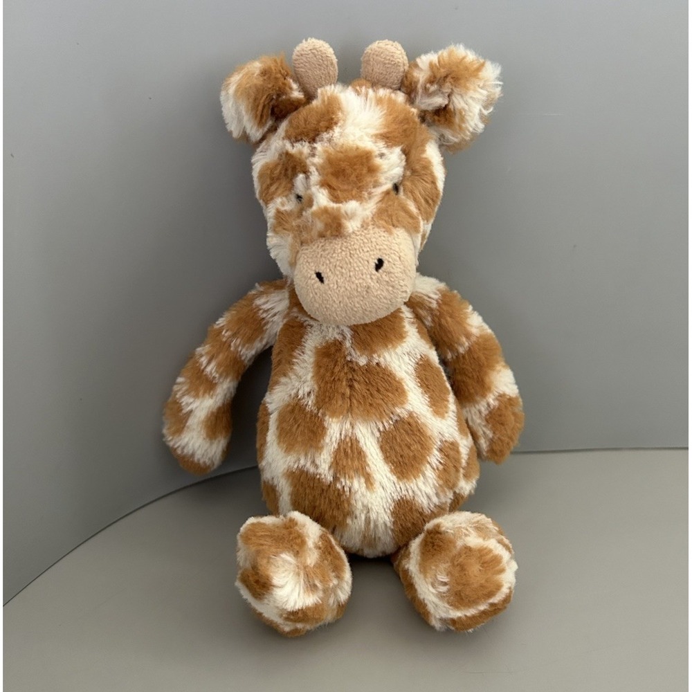 Jellycat Bashful Giraffe Small Plush Stuffed Animal Retired 8-9" Tall